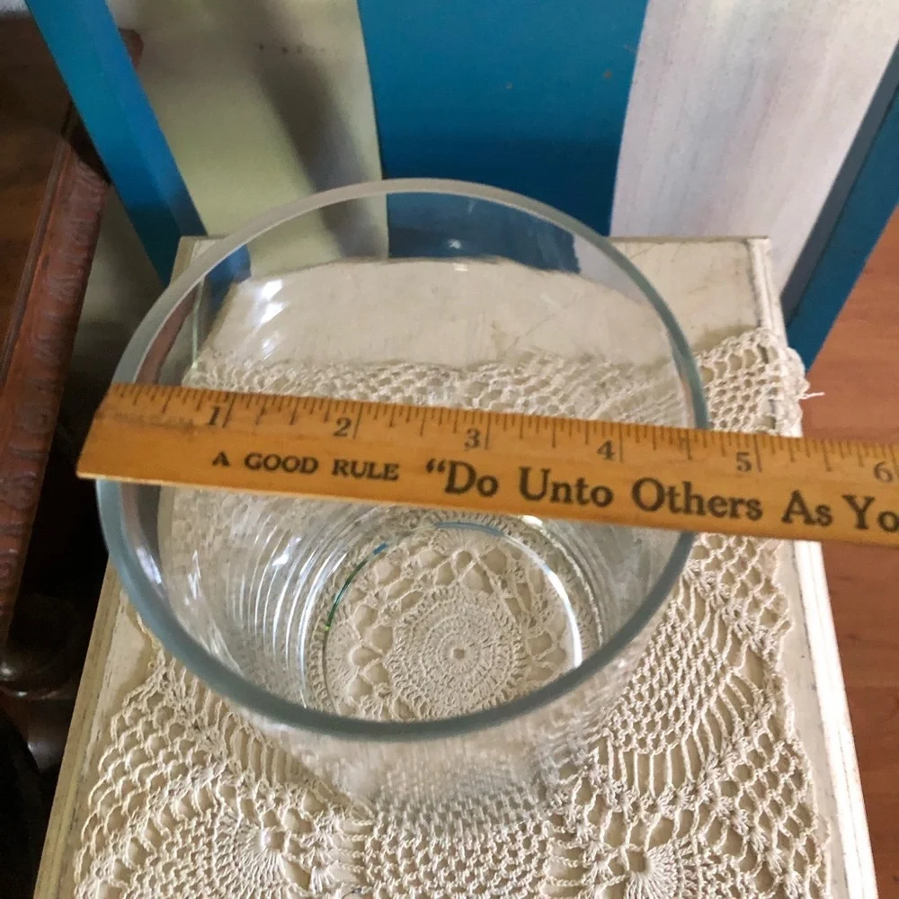 Glass Cylinder Vase 8” x 4-1/2”